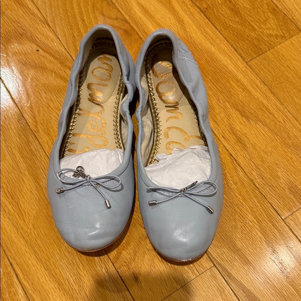 Women's Blue Ballet Flats